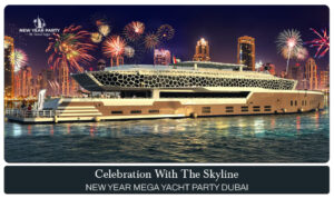 New Year mega yacht party Dubai | Dubai NYE mega yacht cruise blog banner by dubai new year party