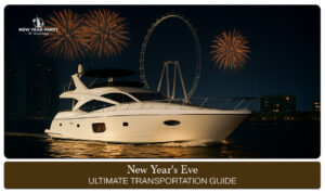 New Year’s Eve transportation guide | New Year’s Eve travel tips Blog Banner by Dubai New Year Party