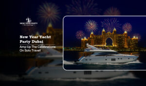 New Year yacht party Dubai | solo travel New Year celebration Blog Banner by Dubai New Year Party